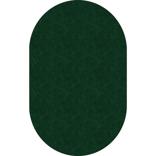 Flagship Carpets, Inc. Rug,Oval,SolidColor,StainResistant,7'6"x12',EGN