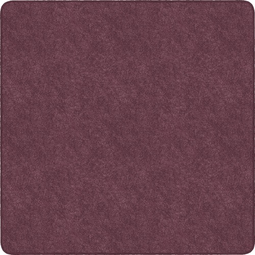 Flagship Carpets, Inc. Rug,Square,SolidColor,StainResistant,12'x12',Plum