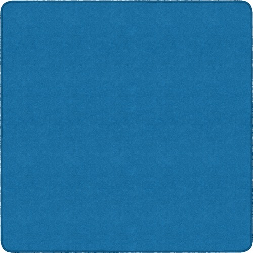 Flagship Carpets, Inc. Rug, Square, Solid Color, 12'x12', Blue Bird