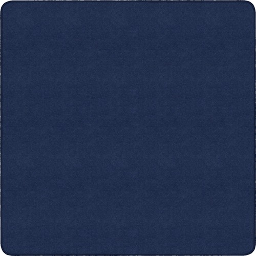 Flagship Carpets, Inc. Rug, Square, Solid Color, 12'x12', Navy