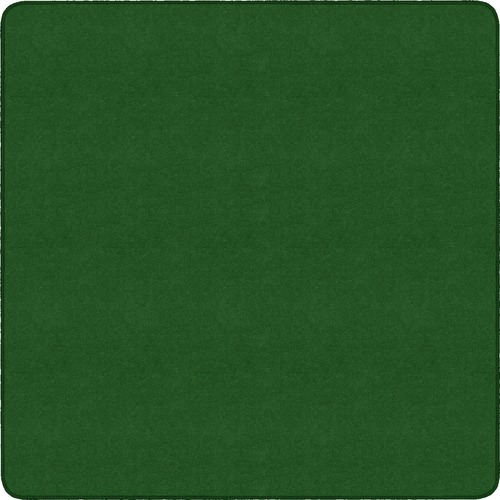 Flagship Carpets, Inc. Rug, Square, Solid Color, 6'x6', Clover