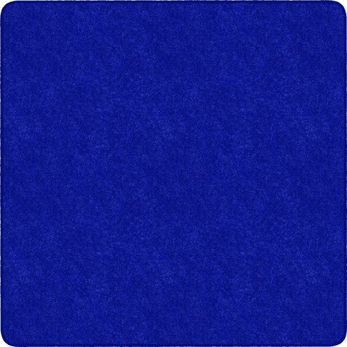 Flagship Carpets, Inc. Rug,Square,SolidColor,StainResistant,6'x6',Royal Blue