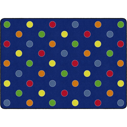 Flagship Carpets, Inc. Rug, Dots, Rectangle, 6'x8'4", Primary