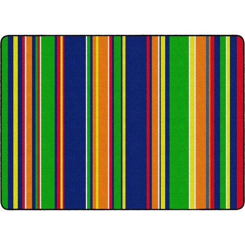 Flagship Carpets, Inc. Rug, Stripes, Rectangle, 6'x8'4", Primary