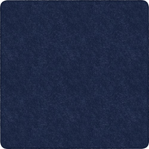 Flagship Carpets, Inc. Rug,Square,SolidColor,StainResistant,12'x12',Navy