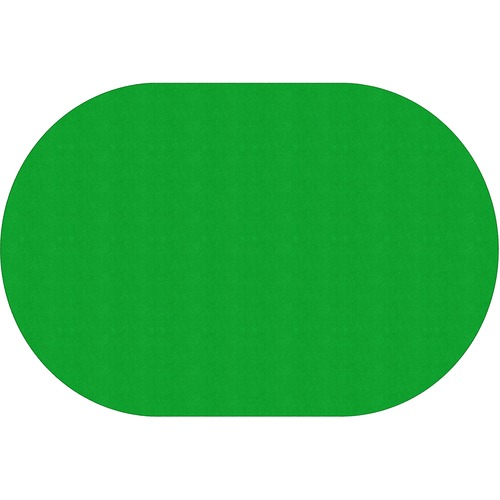 Flagship Carpets, Inc. Rug, Rectangle, Solid Color, 12'x18', Lime Green
