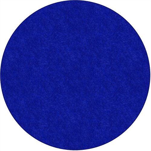 Flagship Carpets, Inc. Rug,SolidColor,StainResistant,6'Round,Royal Blue