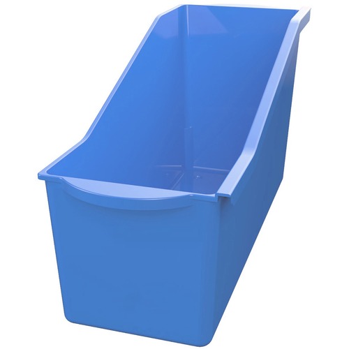 Deflecto Book Bin,w/Handles,14.2"x5.3"x7.4",BE