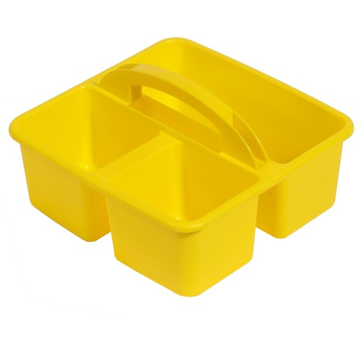 Deflecto Caddy, f/Kids, 3 Compartments, 9.4"x9.3"x5.3", YW