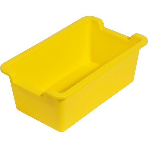 Deflecto Storage Bin,w/Handles,f/Kids,Rectangle,13.2"x8"x5",YW