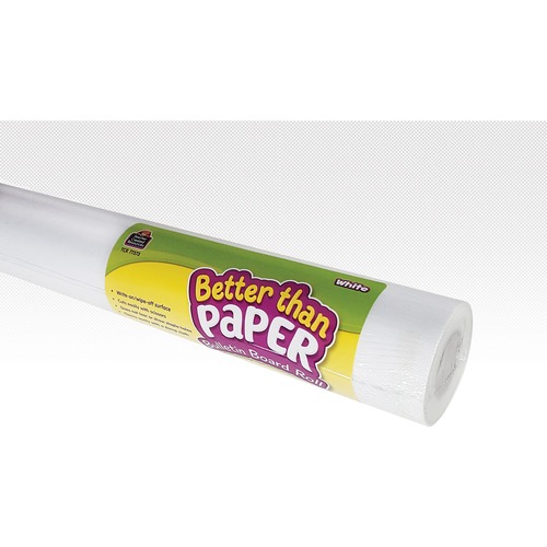 Teacher Created Resources Bulletin Board Roll, 4'Wx12'H, White