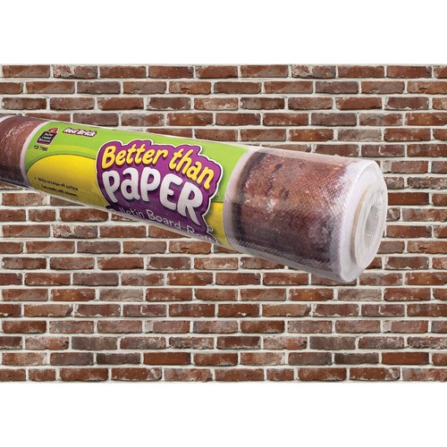 Teacher Created Resources Bulletin Board Roll, 4'Wx12'H, Red Brick