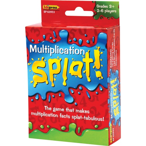 Teacher Created Resources Game, Multiplication, 3rd Grade+, 225 Cards, Multi