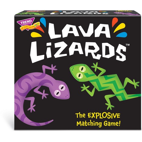 Trend Enterprises Game,Card,Lava Lizard,Matching,1-4 Players,Ages 4+,Multi