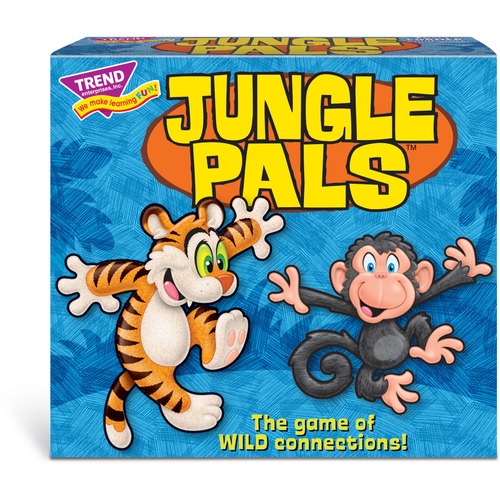 Trend Enterprises Game,Cards,Jungle Pals,63 Cards,Multi