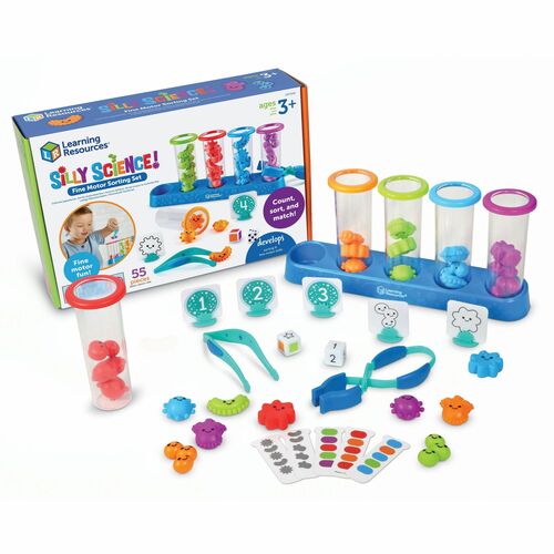 Learning Resources Sorting Set, w/Germs/TestTubes/Holder, AST