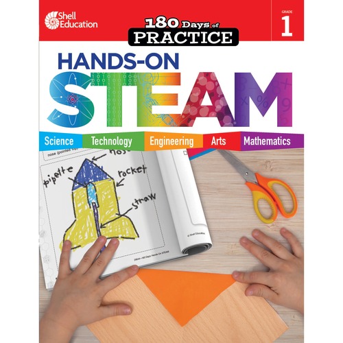 Shell Education Teacher Created Materials Workbook,STEAM Concepts,1st Grade,Multi
