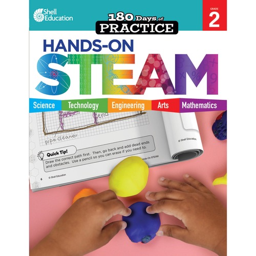 Shell Education Teacher Created Materials Workbook,STEAM Concepts,2nd Grade,Multi