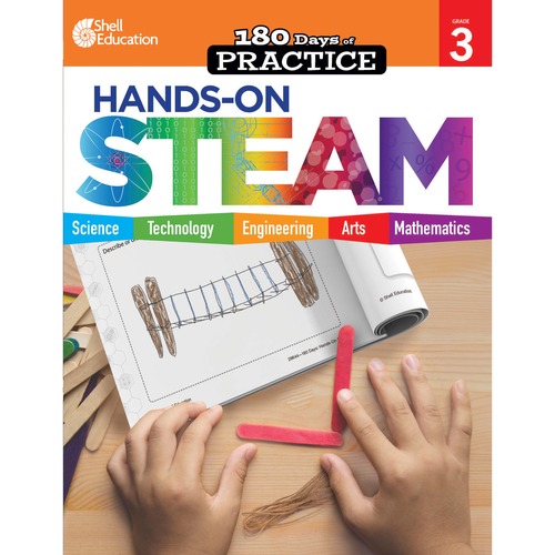 Shell Education Teacher Created Materials Workbook,STEAM Concepts,3rd Grade,Multi