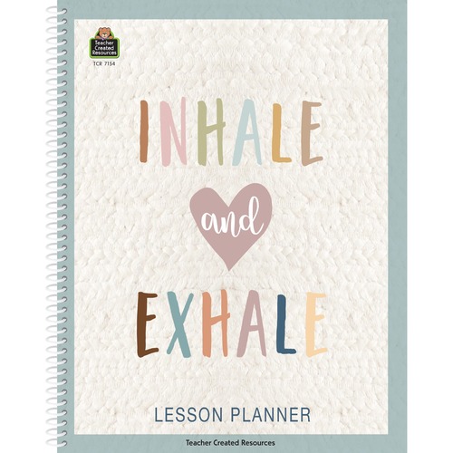 Teacher Created Resources Lesson Planner,40 Weeks,1 Week Per 2 Pages,112 Pages,Multi
