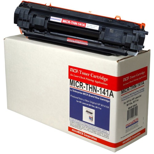 MicroMICR CORP MICR Toner Cartridge,f/HP141A,Standard Yield,950 Pg Yld, BK