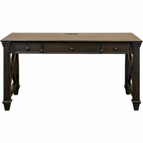 Martin Furniture Desk,Writing,w/3 Drawers,60"x28"x30",Chocolate