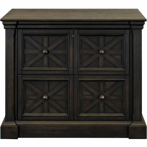 Martin Furniture Lateral File,w/2 Drawers,36"x21"x30",Chocolate