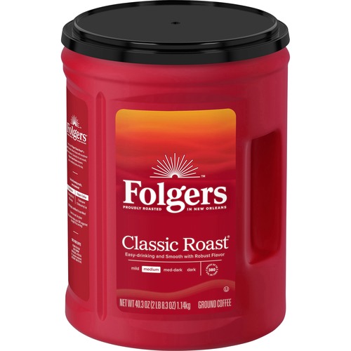 Folgers&reg; Ground Canister Classic Roast Coffee FOL30420PL