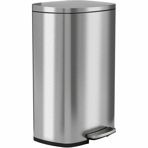 HLS Commercial TrashCan,w/Pedal,FireRated,13.2 Gal,16-3/4"x12-1/2"x26",SR