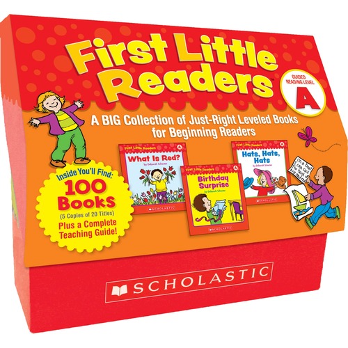 Scholastic Teaching Resources First Readers Books, Level A, Gr PK-2, 100/Set, Multi