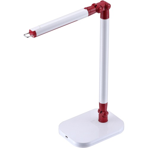 Bostitch (Stanley Bostitch) Lamp,f/Desk,Flashlight Head,USB Port,Adjustable Arm,WE/RD
