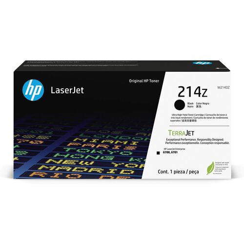 Hewlett-Packard Toner Cartridge, TerraJet, HP 214Z, 31000 Pg Yld, Black