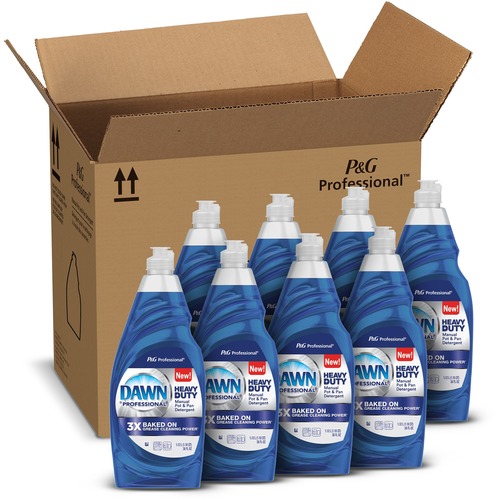 Procter & Gamble Commercial Detergent,f/Pot/Pan/Dish,Pro,Hvy-Dty,Liquid,38oz,8/CT,BE