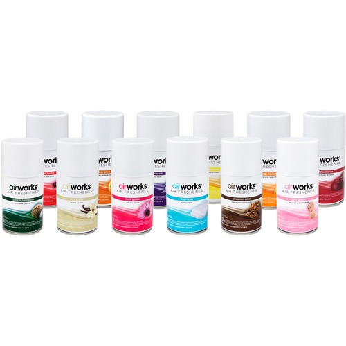 Hospeco Air Freshener,Variety Scents,Metered,7 oz,12/CT,WE