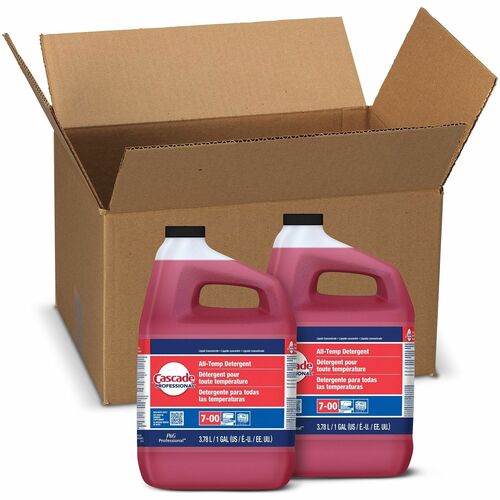 Procter & Gamble Commercial Dishwash Detergent,All-Temp,1 Gal,2/CT,RD
