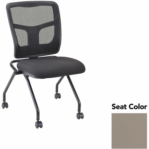 Lorell Guest Chair,Mesh Back,24-2/3"x24"x37",2/CT,Dillon Stratus/BK