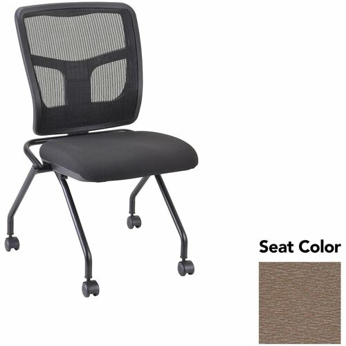 Lorell Guest Chair,Mesh Back,24-2/3"x24"x37",2/CT,Malted Seat/BK