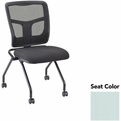 Lorell Guest Chair,MeshBack,24-2/3"x24"x37",2/CT,Castillo Breezy/BK