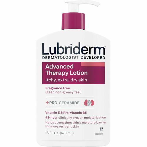 Johnson & Johnson Moisturizing Lotion,Adv Therapy,Lubriderm,16oz, WE