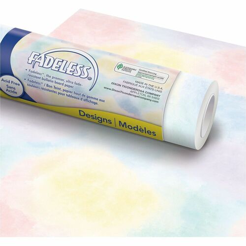 Pacon Art Paper Roll,Fadeless,48"x50',50 lb, Watercolor