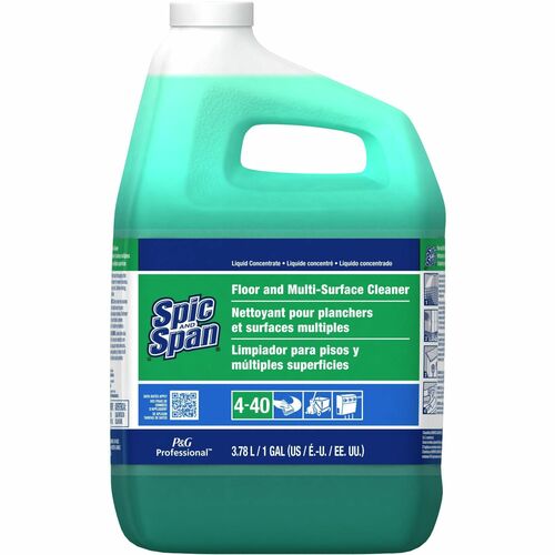 Procter & Gamble Commercial Floor Cleaner, Spic-n-Span, 1 Gallon, 3/CT, GN
