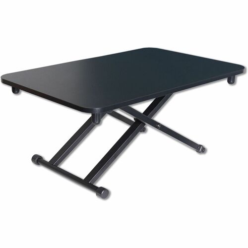 Victor Technology Laptop Riser,Height Adjustable,Melamine,28-3/4"x18-1/2",BK