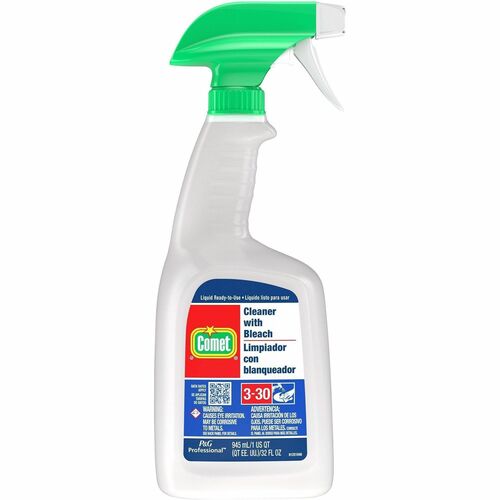 Procter & Gamble Commercial Comet Cleaner,With Bleach,32oz,Red