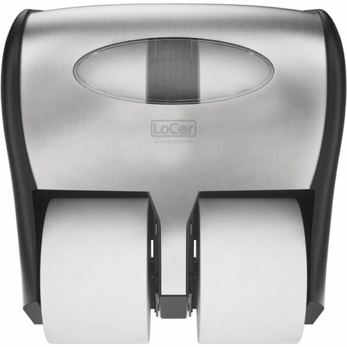 Solaris Paper, Inc. Dispenser,Toilet Paper,4 Roll,13.23"x13.64"x7.38",Stainless