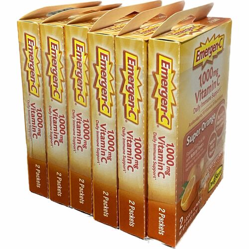 Alacer Corp. Emergen-C, Orange, 6/BX, Multi