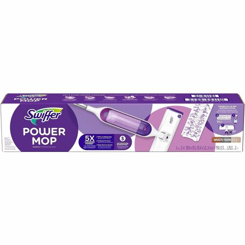 Procter & Gamble Commercial Mop Kit,w/PowerMop/Solution,Pad Refills,Fresh Scent,PE