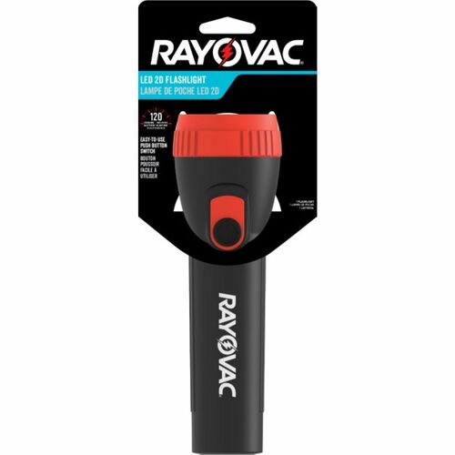 Rayovac Corporation Flashlight,LED,Energy Efficient,BK/RD