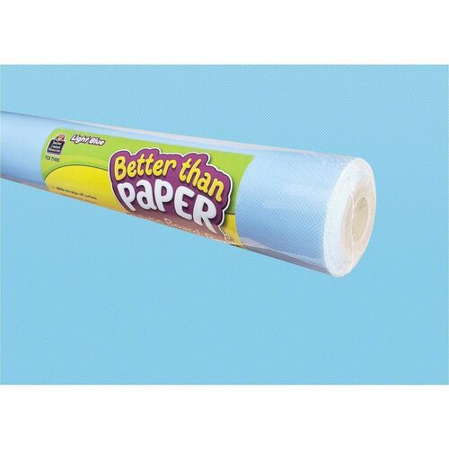 Teacher Created Resources Bulletin Board Rolls,Fabric,4'x12',Light Blue