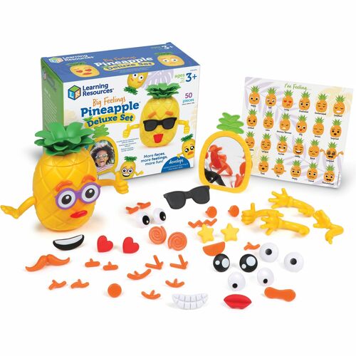 Learning Resources Emotions Activity Set,Feelings Pineapple,Deluxe,Ages 3+