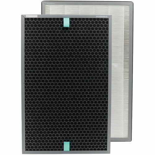 TruSens Filter f/Air Purifier,Z6000,Dual-Sided,Carbon,HEPA,2/PK,BK
